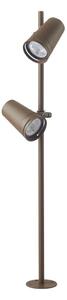 Zambelis E299 - LED-lampa för utomhusbruk 2xLED/6W/230V IP54 CRI93 brun