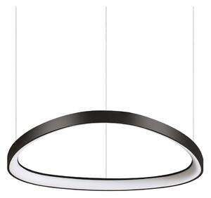 Ideal Lux - LED ljuskrona med textilsladd GEMINI LED/48W/230V diameter 61 cm svart