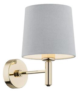 Argon 4347 - Vägglampa PONTE 1xE27/15W/230V grå/mässing