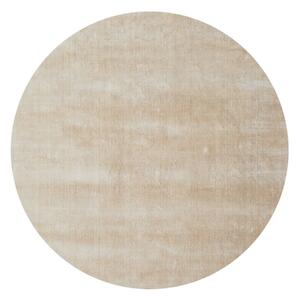 CLASSIC Viskosmatta Rund Ø135 cm Beige -