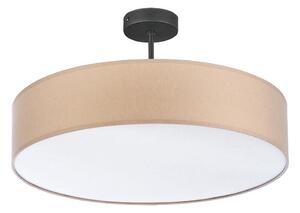 Upphängningsbar Ljuskrona RONDO 4xE27/15W/230V diameter 60 cm beige