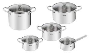 Tefal - Set med grytor 10 delar COOK EAT rostfri