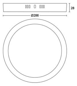 Philips - LED Takbelysning MAGNEOS LED/20W/230V 2700K svart