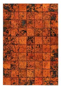 DULVABIER FOHAV Matta 120x170 cm Orange/Läder - D-Sign