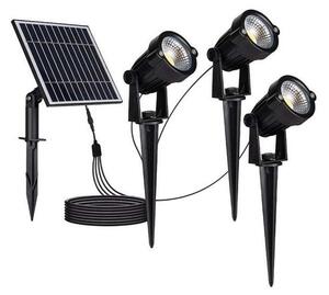 KIT 3x LED utomhus solcellslampa 3xLED/1,2W/3,7V IP65 3000K