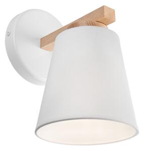 Vägglampa ELLIE 1xE27/60W/230V vit - FSC certifierade