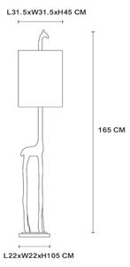 Lucide 10706/81/02 - Golvlampa EXTRAVAGANZA MISS TALL 1xE27/60W/230V guld