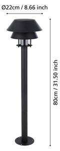 Eglo 900803 - Utomhuslampa CHIAPPERA 1xE27/40W/230V 80 cm IP65