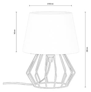 Spot-Light 7669104 - Bordslampa MANGOO 1xE27/40W/230V svart