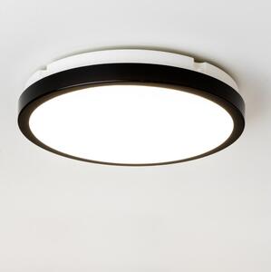 Brilagi - LED taklampa för badrum PERA LED/24W/230V diameter 28 cm IP65 svart