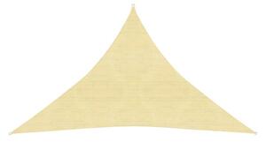 Solsegel 160 g/m² beige 2,5x2,5x3,5 m HDPE - Beige