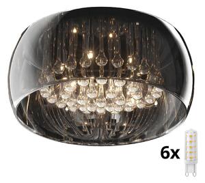 Brilagi - LED taklampa i kristall JEWEL 6xG9/42W/230V