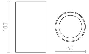 RED - Design Rendl - R12668 - Spotlight GAYA 1xGU10/35W/230V