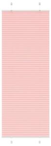 Plisserad persienn rosa 80x200 cm tyg bredd 79,4 cm polyester