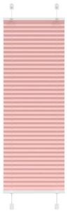 Plisserad persienn rosa 40x100cm tyg bredd 39,4cm polyester