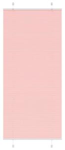 Plisserad persienn rosa 90x200 cm tyg bredd 89,4 cm polyester