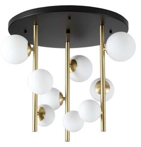 Ideal Lux - LED pendelljuskrona PERLAGE 9xG9/3W/230V guld