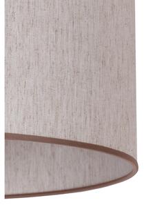 Duolla - Golvlampa 1xE27/60W/230V diameter 44 cm beige/wenge