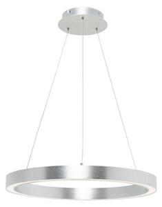 Zuma Line PL200910-600-SL-LED Ljuskrona med upphängningsrem CARLO LED/40W/230V pr.60cm silver