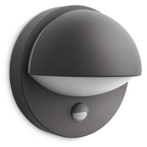 Philips - Utomhus vägglampa med sensor JUNE 1xE27/12W/230V IP44