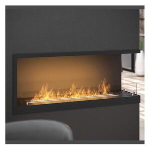 InFire - Corner BIO fireplace 110x45 cm 3kW svart