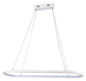 LED ljuskrona med textilsladd LED/24W/230V 3000K vit