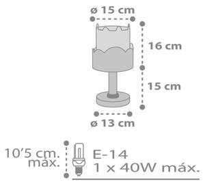 Dalber 61151H - Barnlampa BUNNY 1xE14/40W/230V grön