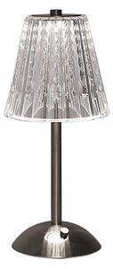 LED Ljusreglerad uppladdningsbar bordslampa LED/2,4W/5V 3000-6000K 1800 mAh krom