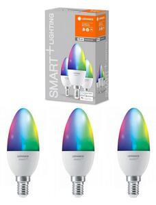 SET 3x Dimbar RGBW LED-lampa SMART+ E14/5W/230V 2700K-6500K - Ledvance