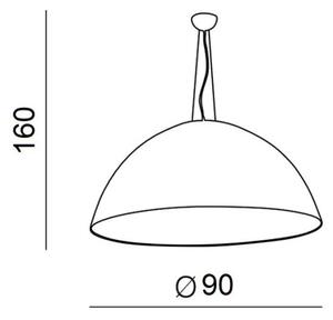 Azzardo AZ1402 - Ljuskrona med snöre MAGMA 4xE27/60W/230V