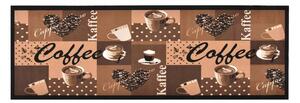 Köksmatta maskintvättbar kaffe brun 60x180 cm -