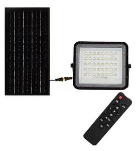 LED Solcellstrålkastare utomhus LED/10W/3,2V IP65 4000K svart + +Fjärrkontrol