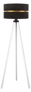 Duolla - Golvlampa DUO 1xE27/60W/230V diameter 44 cm svart/vit