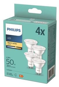 KIT 4x LED glödlampa Philips GU10/4,7W/230V 2700K