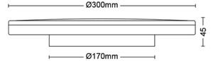 Philips- LED Dimbar taklampa OZZIET SCENE SWITCH LED/18W/230V 2700K