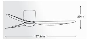 Lucci air 21610749 - LED Ljusreglerad fan ARRAY 1xGX53/12W/230V svart + +Fjärrkontrol