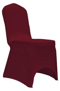 Stolklädsel Stretch Burgundy 6-pack -