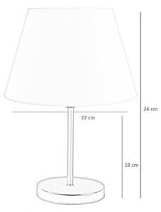 Bordslampa 1xE27/60W/230V rosa/koppar