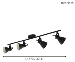 Eglo 98408 - LED Spotlight SERAS 4xLED/3,3W/230V