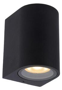 Lucide 69801/01/30 - Utomhus vägglampa ZARO 1xGU10/35W/230V IP44 svart