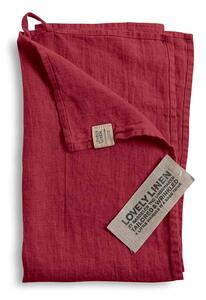 Lovely Linen Lovely Handduk 35x50 Röd
