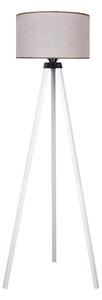 Duolla - Golvlampa 1xE27/60W/230V diameter 44 cm beige/vit