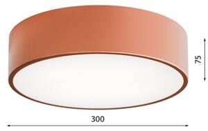 LED taklampa CLEO LED/24W/230V 3000K diameter 30 cm koppar