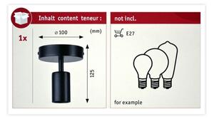 Paulmann 79760 - Takbelysning HALDOR 1xE27/20W/230V