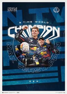 Konsttryck Oracle Red Bull Racing - Max Verstappen - 2023 F1® World Drivers' Champion