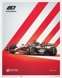 Konsttryck MoneyGram Haas F1 Team - Kevin Magnussen - 2023, Automobilist