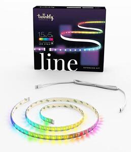 Twinkly TWL100ADP-W - LED RGB Förlängning list LINE 100xLED 1,5 m Wi-Fi