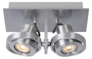 Lucide 17906/10/12 - LED spotlight LANDA 2xGU10/4,5W/230V krom