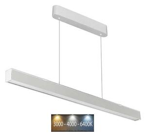 LED ljuskrona med textilsladd LED/40W/230V 3000/4000/6400K vit