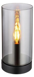 Globo 21002T - Bordslampa OLLY 1xE14/25W/230V diameter 11 cm svart